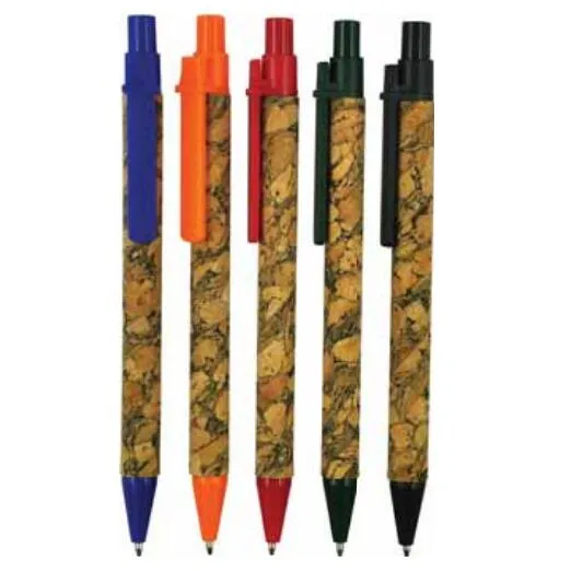 Advertising Logo Cork Recycle Ball Pen for Promotional Pen