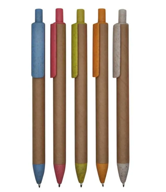 Best Selling Paper Ball Pen with Logo Printing for Promotion