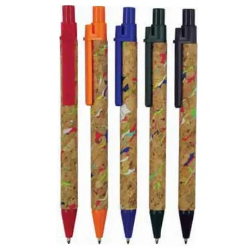 Hot Selling Recycle Cork Ball Pen for School Supply