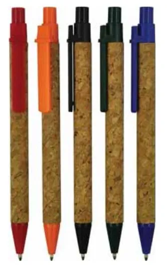 Hot Selling Recycle Cork Ball Pen for School Supply