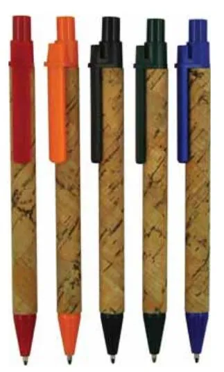 Hot Selling Recycle Cork Ball Pen for School Supply